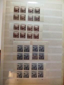 Slovenský štát - zostava známok v 4blokoch - 2