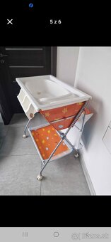 Prebalovací pult s vaničkou - 2