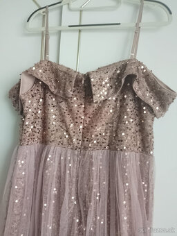 Spoločenské šaty zlaté - 2