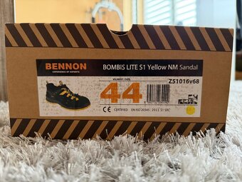 Pracovné sandále BENNON BOMBIS Lite S1 Yellow vel.44 - 2