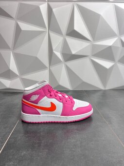 Nike Air Jordan 1 Mid Pinksicle Safety Orange - 2