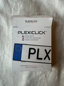 Plexiclick držiaky SPZ - 2