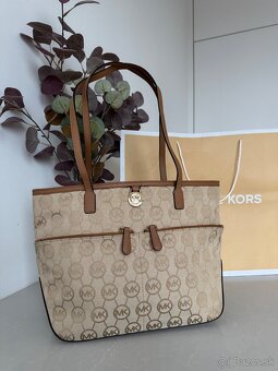 Michael Kors kabelka textil + koža - 2