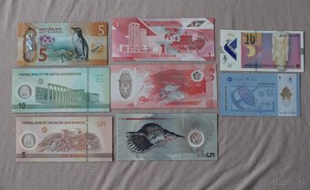 Unc bankovky polymer 8x - 2