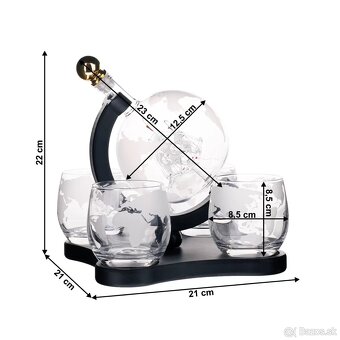Karafa s poharmi - 2