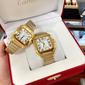 Dámske hodinky Cartier Santos de Cartier Gold - 2