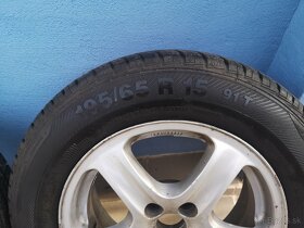 Disky škoda R15 + letné pneumatiky - 2