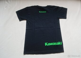 Kawasaki triko tričko cierne zelené - 2
