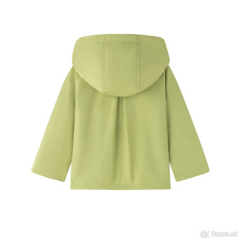 Detská bunda s kapucňou – zelená "Enjoy All Day" – nová - 2