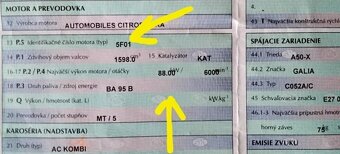 MOTOR 5F01 CITROEN, PEUGEOT 1.6 2013 88kW predám motor 5FS, - 2