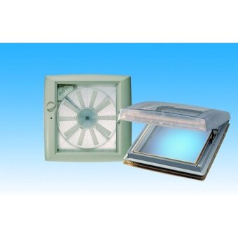 Strešné okno Thule OmniVent s 12 V ventilátorom - priehľadné - 2
