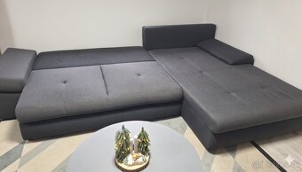 Velka rohova rozkladacia sedacka s uloznym priestorom - 2