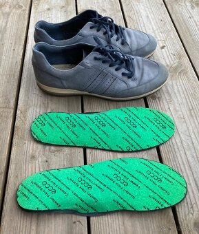 pánske modrosivé mokasíny - 2