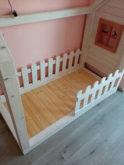 Masívna detská domčeková posteľ - 2