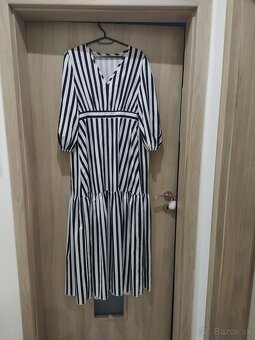 šaty čierno biele - 2