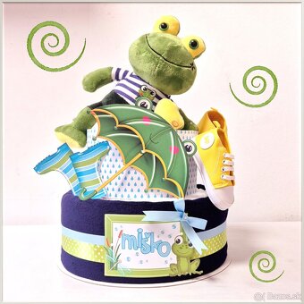 Plienková torta "KVAKI KVAK" - 2