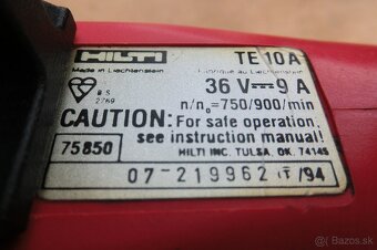 Vŕtacie kladivo HILTI TE 10 A . - 2