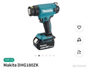 Predám Makita DHG180ZK teplovzd.pistol - 2