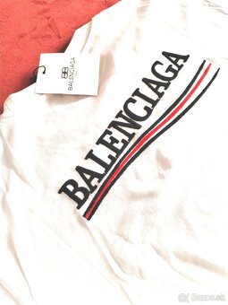BALENCIAGA biele vysite loga - 2
