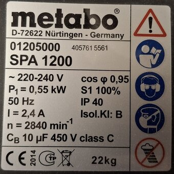 Odsávač pilín Metabo SPA1200 - 2