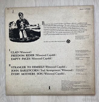 LP Traffic – John Barleycorn Must Die - 2