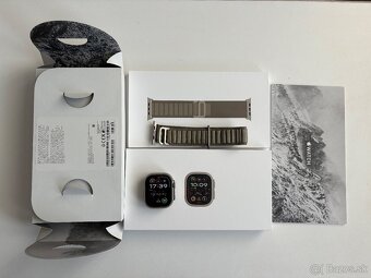 Apple Watch Ultra 2 49mm , Titanium Olive Alpine Loop L - 2