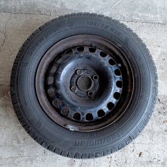 Predám 14" pneumatiky na diskoch na OPEL CORSA D - 2