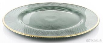 Sklenené klubové taniere – rôzne veľkosti a vzory - 2