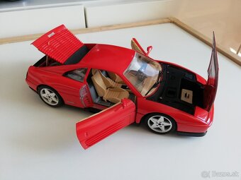 1.18 FERRARI 348 TB cervena Bburago - 2