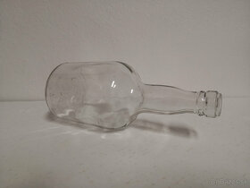 Starožitná sklenená fľaša značená - 2
