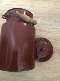 RETRO 3 L -KANDLIČKA / KANVIČKA S VRCHNÁKOM - 2
