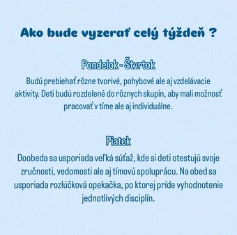 Letný denný tábor - 2
