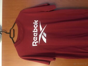 REEBOK originál bordo pánske tricko XL - 2