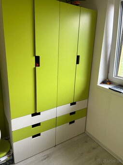 Detské skrine Ikea zeleno biele - 2