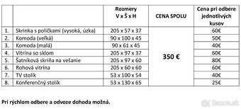 Obývacia stena - 2