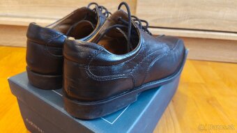 Pánske kožené spoločenské topánky veľ.43 - 2