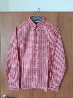 Pánska košeľa Wrangler M červená - 2