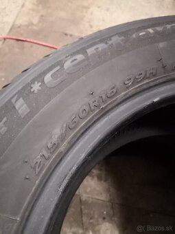 Predám zimné pneumatiky 215/60 R16 - 2
