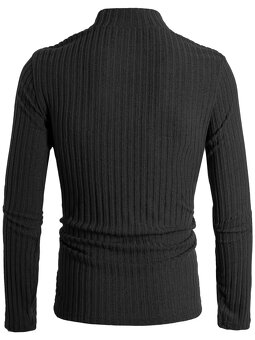 Čierny polorolák - 2