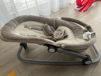 Detské lehátko BO Jungle hnedé - 2