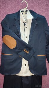 Oblek 134 a topánky 33 - 2