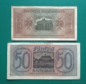 20 a 50 Reichsmark,Nemecko - 2