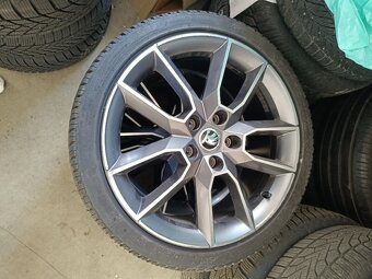 ALU disky Škoda 5x112 + pneumatiky s rozmerom 225/40 R18 - 2