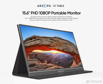 Arzopa S1 Table Portable Laptop Monitor | 15.6'' FHD 1080P - 2