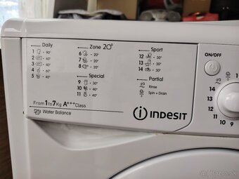 Predám práčku Indesit 7 kg - 2