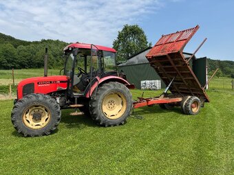Vyklápacia Vlecka s pohonom za traktor - 2