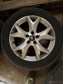 Elektróny Citroën C5 – 5x108 R17 s pneumatikami - 2