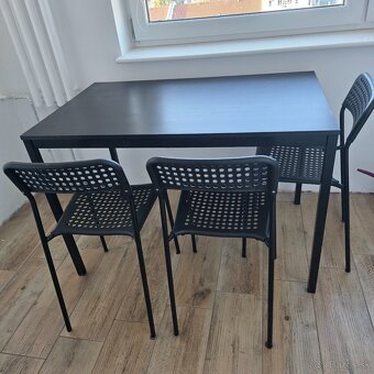 Stol + 3 stolicky IKEA - 2