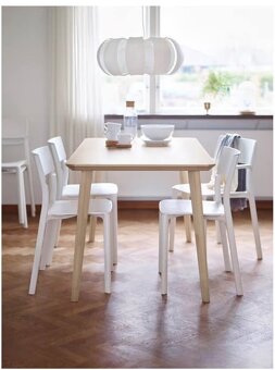Stolička IKEA JANINGE, pevná, pohodlná, stohovateľn - 2