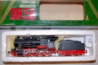 Model lokomotívy BR 56 + vagón cupé - 2